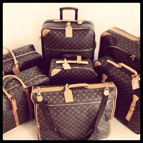 louis vuitton leather luggage set 60 000|Travel Luggage Sets for Women .